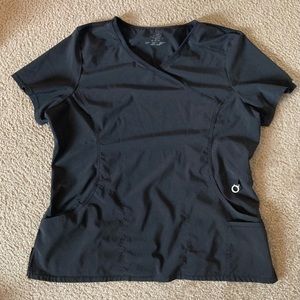 Cherokee Infinity mock wrap scrub top xl